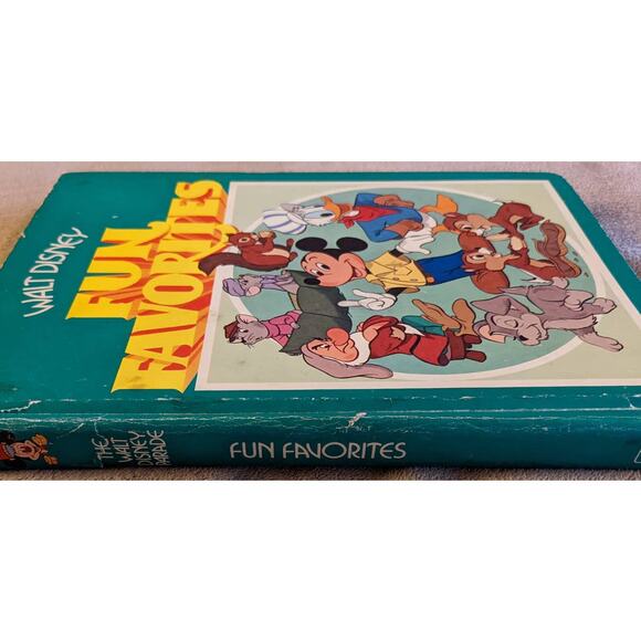 Vintage 1970s Walt Disney Fun Favorites Illustrations Golden Press Childrens - Picture 8 of 12